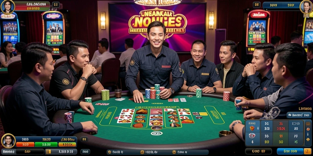 Momen kemenangan besar dengan simbol jackpot yang muncul.