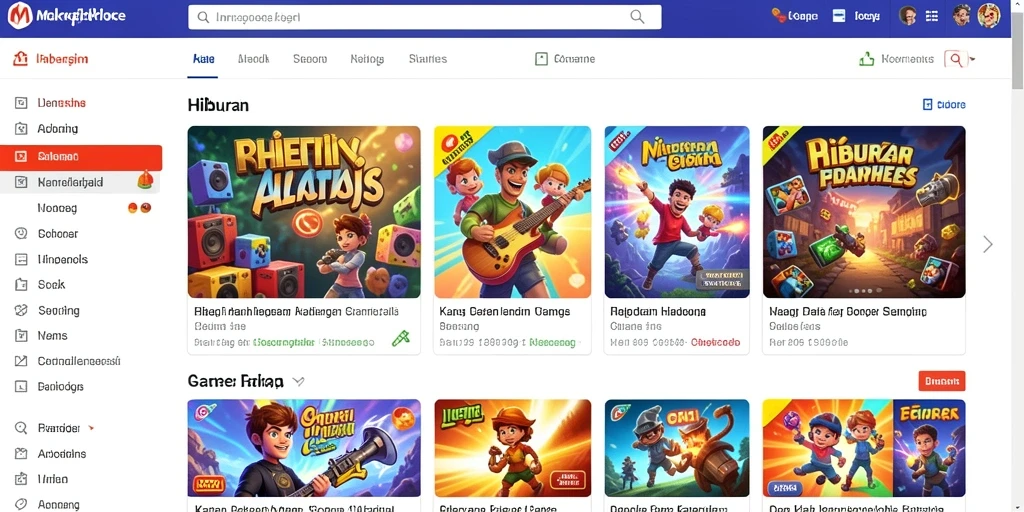 Fitur interaksi sosial antar pemain.