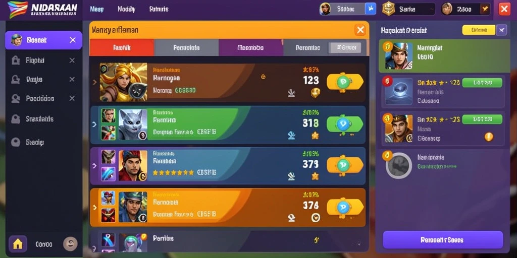Tangkapan layar menunjukkan fitur chat untuk berinteraksi dengan pemain lain.